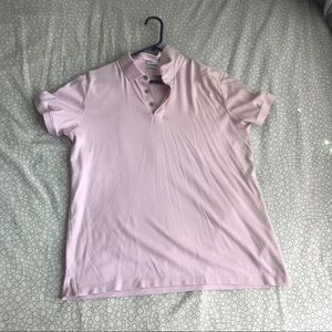 Pink Liquid Touch Polo Shirt Calvin Klein